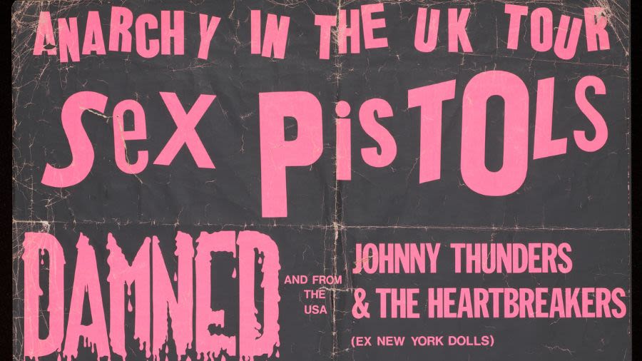 Anarchy in the UK tour poster