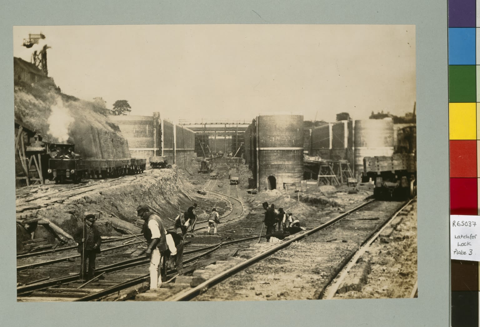 latchford lock construction image