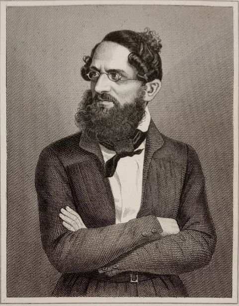Engraving of August Heinrich Simon (1805-1860)