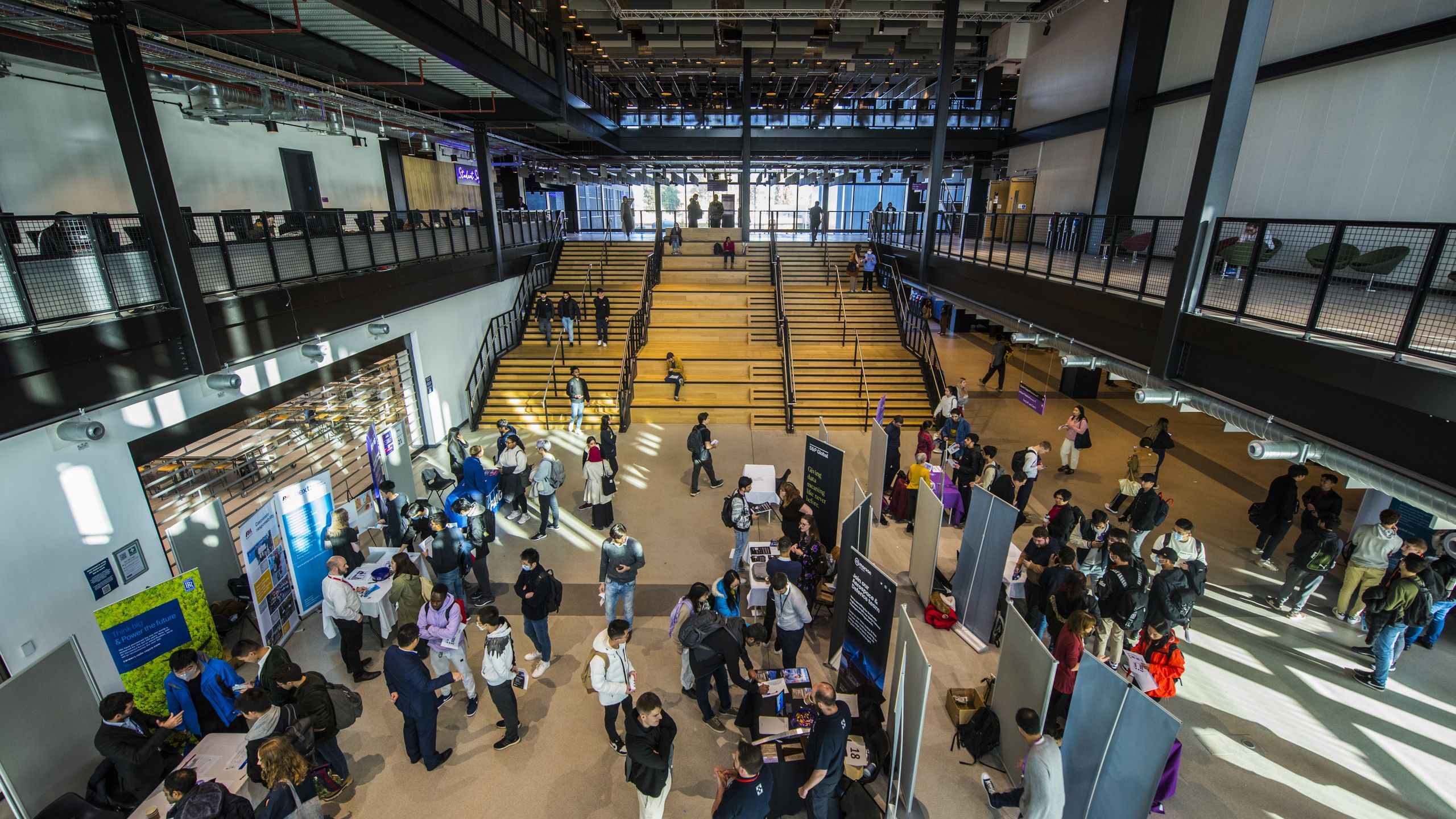MECDE foyer during an event