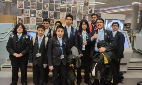 School pupils at the RACE Centre 