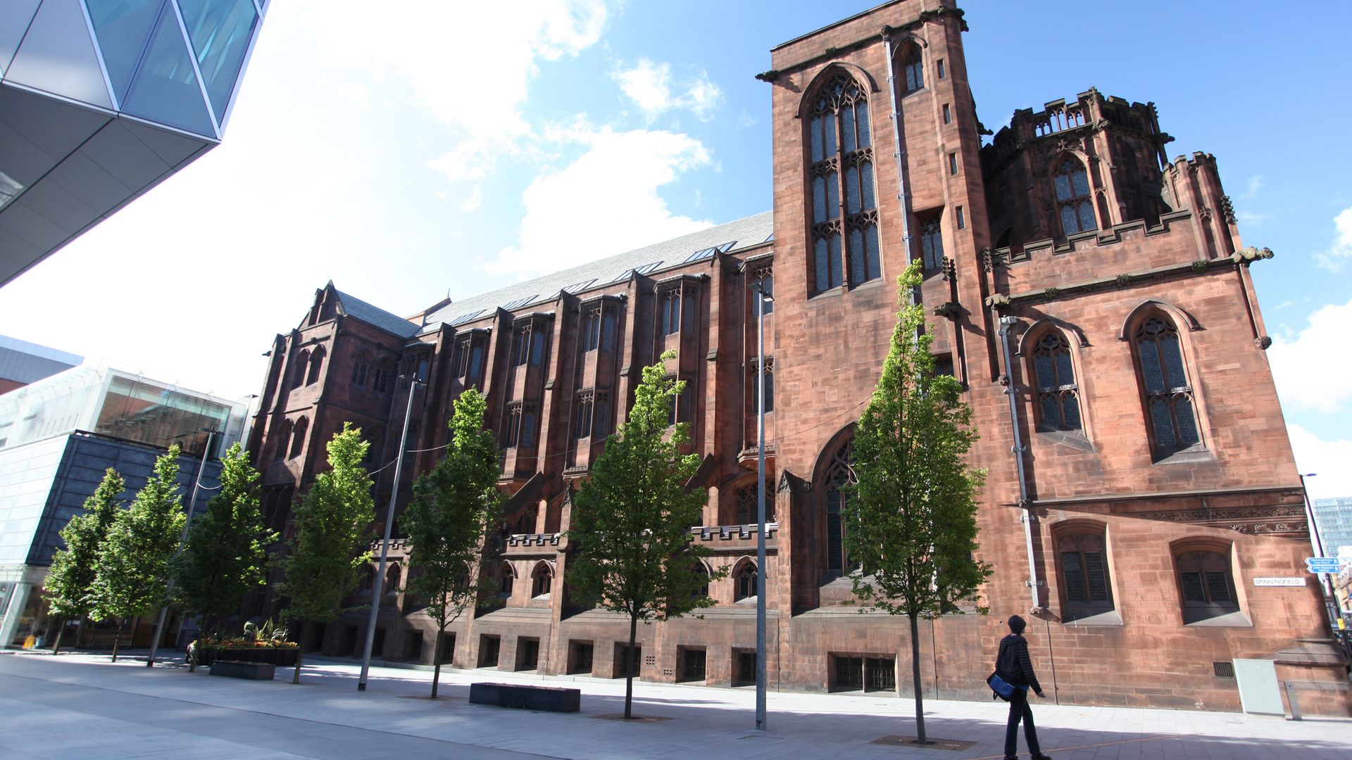 John Rylands Library as seen from Deansgate