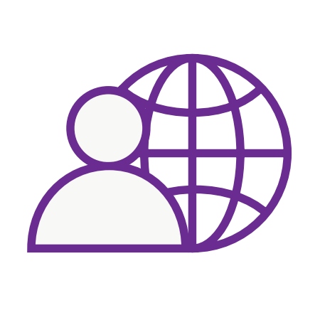 Sketch of people and the Earth