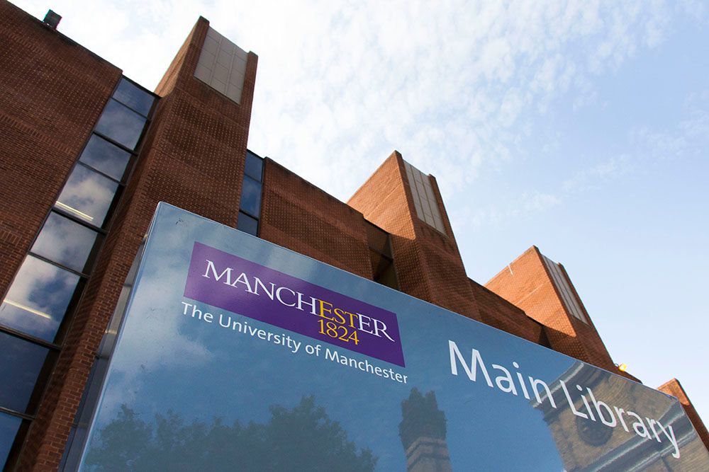 the University of Manchester Main Library